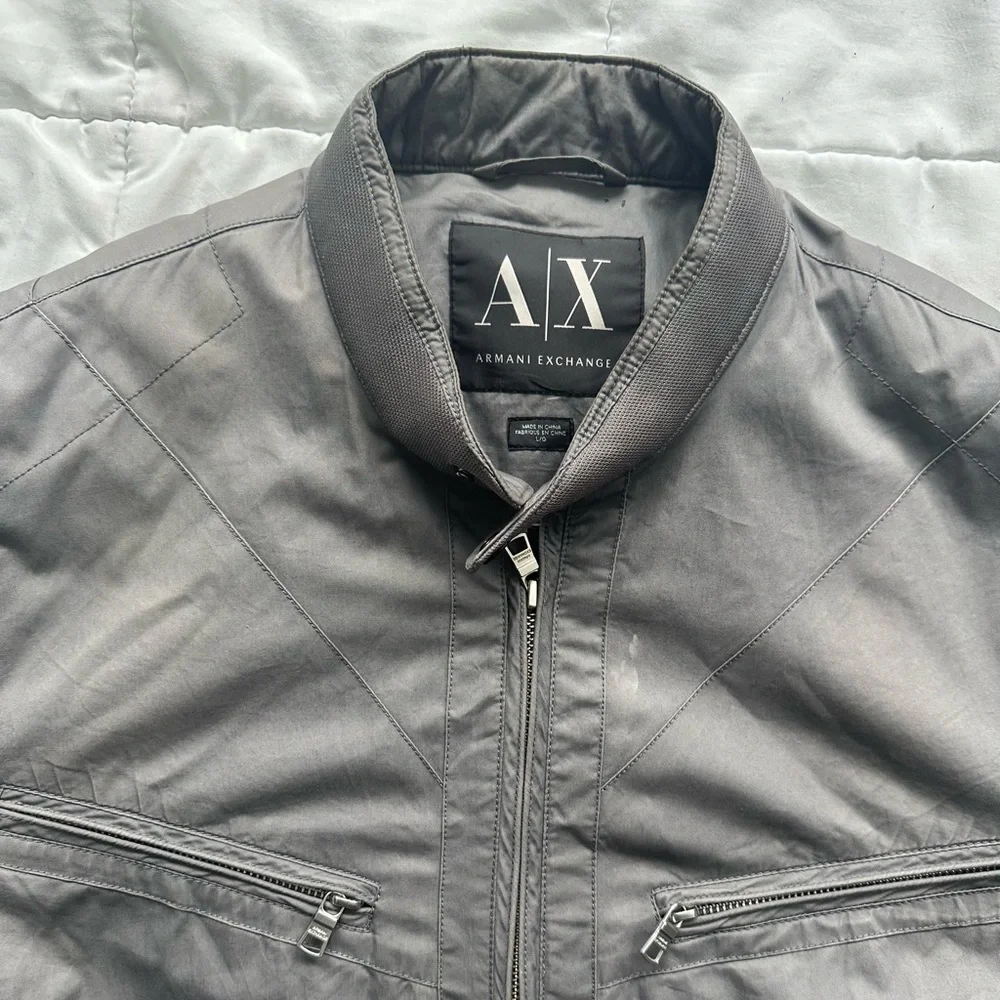 ᴀʀᴍᴀɴɪ ᴇxᴄʜᴀɴɢᴇ ᴍᴇɴ’ꜱ ɢʀᴇʏ ᴢɪᴘ ᴜᴘ ᴊᴀᴄᴋᴇᴛ - Picture 4 of 5